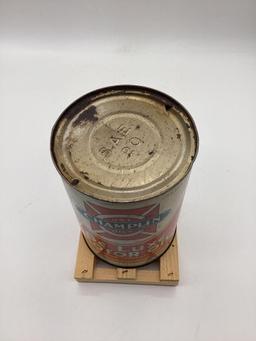 Champlin Quart Oil Can w/ Double 30 Cent Pricer