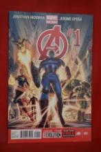 AVENGERS #1 | 1ST APP OF ABYSS & ALEPH, 1ST CAMEO OF SMASHER & CAPTAIN UNIVERSE ( TAMARA DEVOUX)