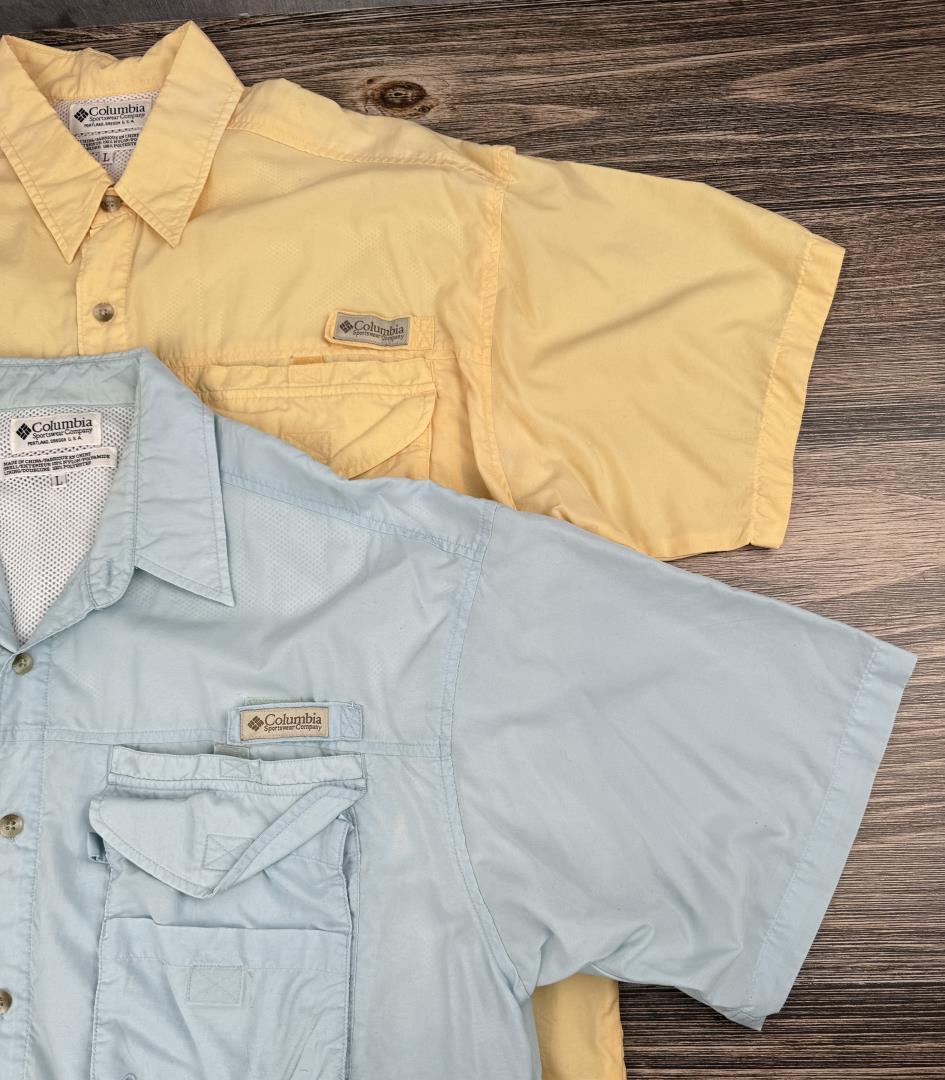 Collection of Columbia Fishing Shirts