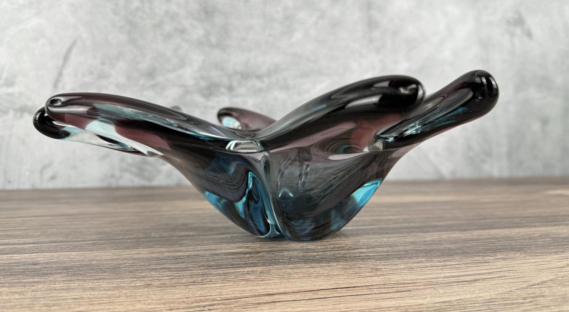 Mid Century Murano Art Glass Starfish Bowl