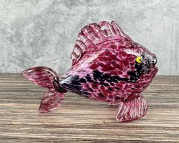 Thames Art Glass Fish Sculpture