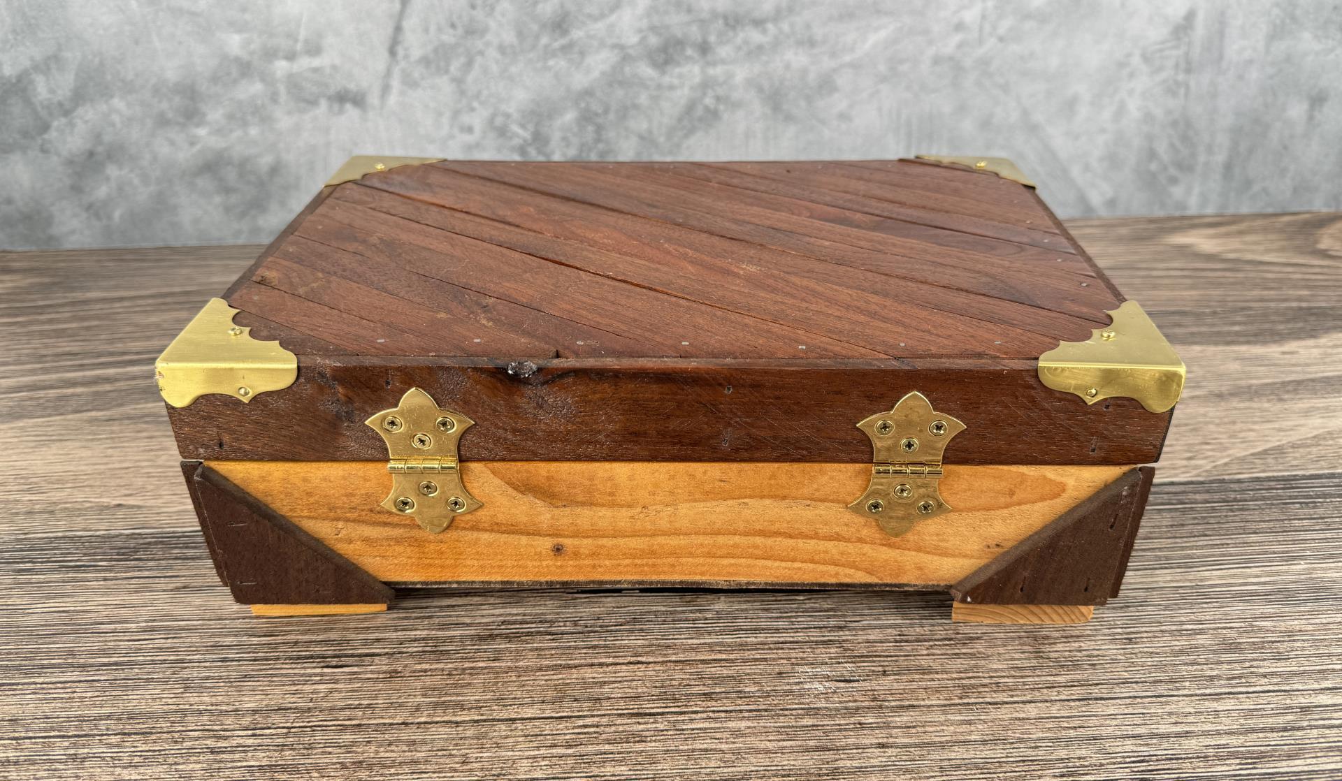 Custom Made Wood Treasure Box