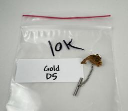 10k Black Hills Gold Fish Tie Pin