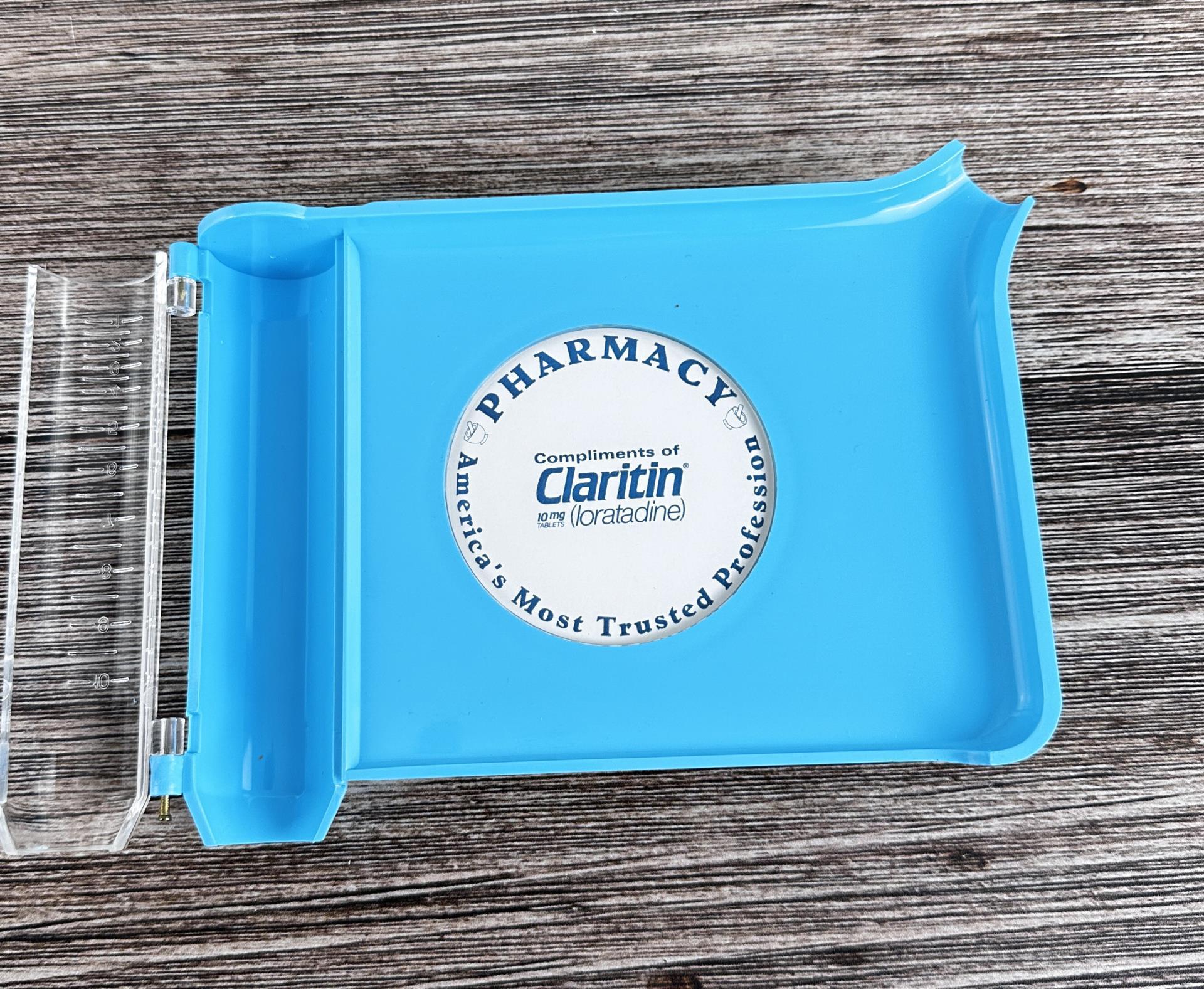 Claritin Pharmacy Pill Counting Tray