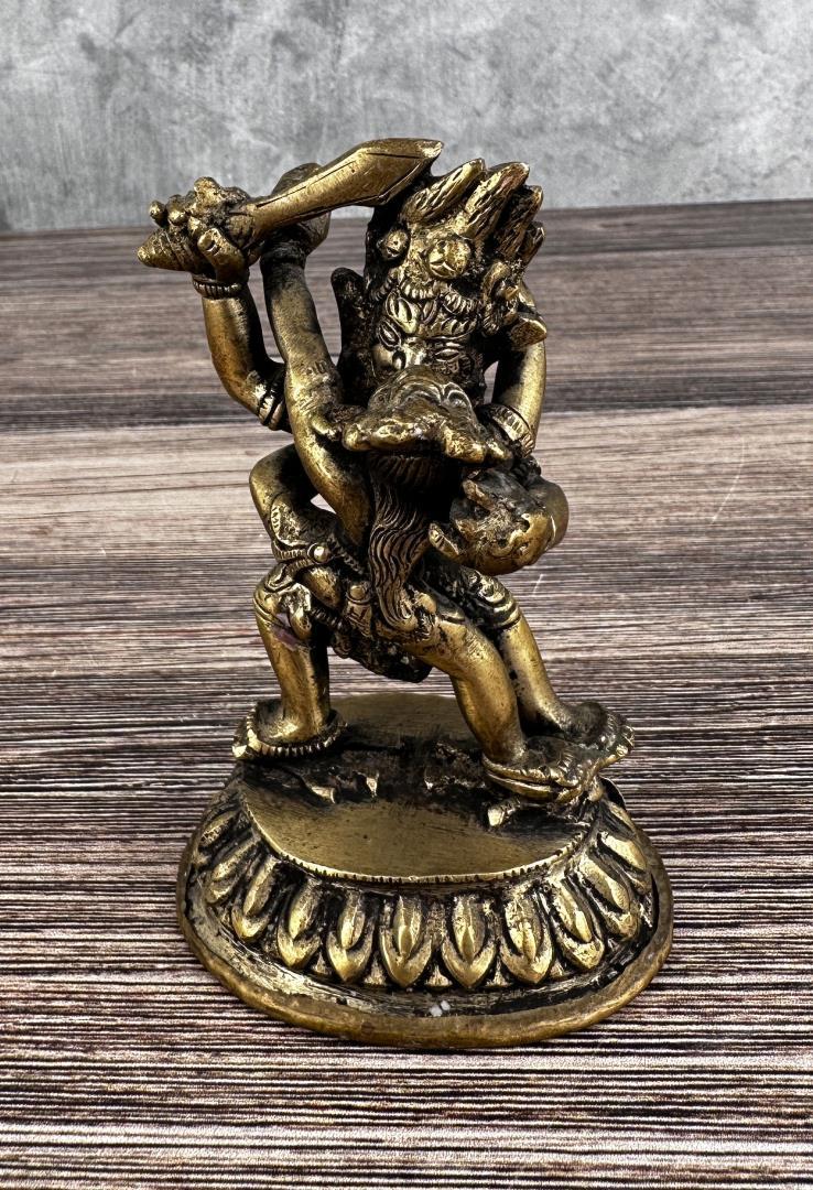 Tibetan Tantric Bronze Yab Yum