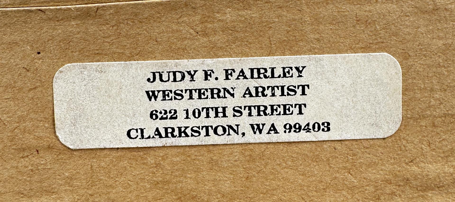Judy Fairley Clarkston Washington Cowboy Pastel