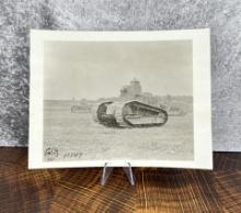 WWI WW1 US Army Tanks Advancing France Photo