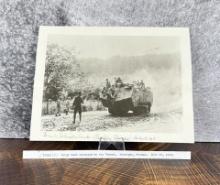 WWI WW1 US Army Tank Chavigny France Photo