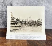 WWI WW1 US Army Tank Moselle France Photo