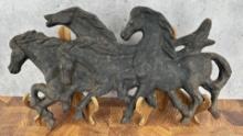 Cast Iron Horse Plaque