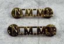 New Mexico Mounted Patrol Police Collar Pins
