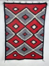Navajo Indian Ganado Eye Dazzler Blanket Rug