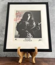 Alice Cooper Autographed Photo