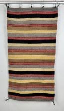 Navajo Indian Double Saddle Blanket Rug