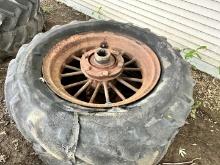 Set Of 13-28 Tires On Steel Rims
