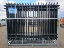 NEW/ UNUSED Galvanized 10 Foot Steel Fence