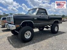 1985 Dodge Ram D150 Lifted VIN 7846