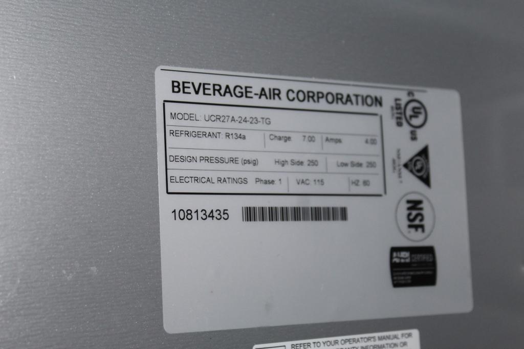 Beverage-air Under Counter Cooler