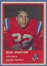1963 Fleer #3 Ron Burton Boston Patriots