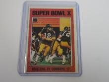 1976 TOPPS FOOTBALL #333 PITTSBURGH STEELERS TERRY BRADSHAW SUPER BOWL X