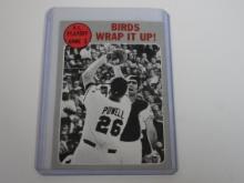 1968 TOPPS BASEBALL #201 BIRDS WRAP IT UP BALTIMORE ORIOLES