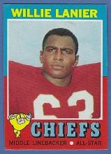 1971 Topps #114 Willie Lanier RC Kansas City Chiefs