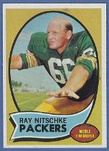 1970 Topps #55 Ray Nitschke Green Bay Packers