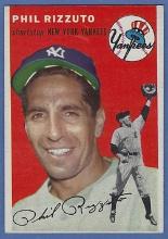 Sharp 1954 Topps #17 Phil Rizzuto New York Yankees