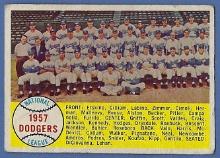 1958 Topps #71 Brooklyn Dodgers Team Card