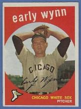 Nice 1959 Topps #260 Early Wynn Chicago White Sox