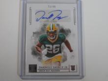 2019 PANINI IMPECCABLE DARNELL SAVAGE JR AUTOGRAPH ROOKIE CARD #D 72/99