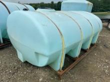 2000 Gallon Horizontal Eliptical Leg Storage Tank With Frame & Hoops