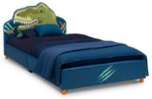 Delta Children Dinosaur Upholstered Twin Bed