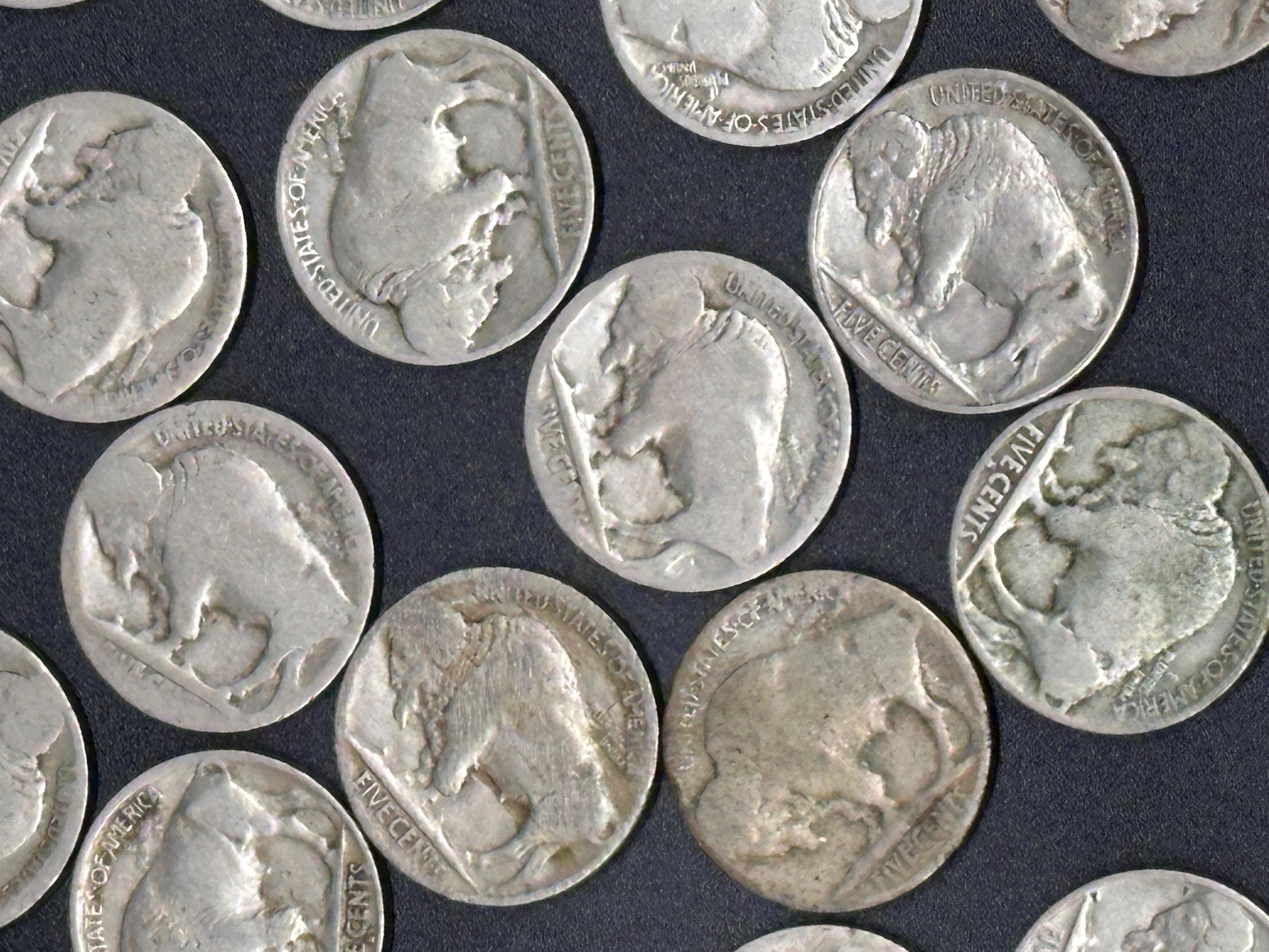 Collection of Buffalo Indian Head Nickels