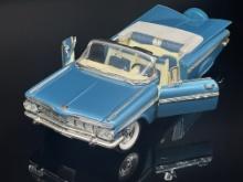1959 Chevrolet Impala Convertible in Blue Diecast Model