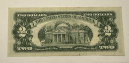 $2 UNITED STATES BILL RED SEAL - SERIES 1963
