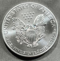 2014 US Silver Eagle Dollar Coin, .999 Fine Silver