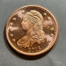 One Ounce Copper Round