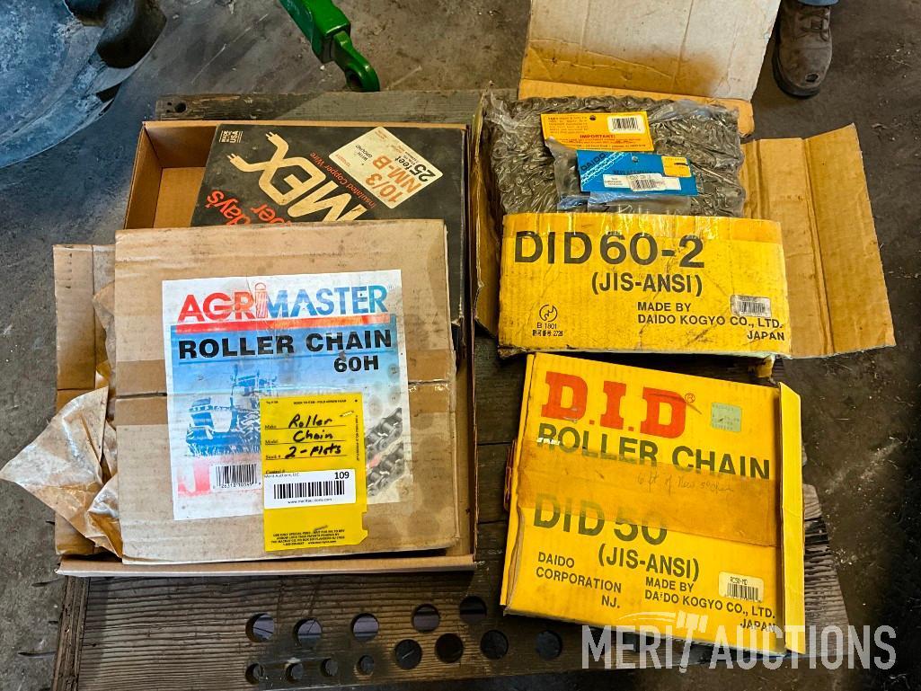 Quantity of roller chain & Romex 10-3 wire