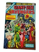 Giant-Size Avengers #4 Marvel Vision & Scarlet Witch Wedding 1975 Comic Book
