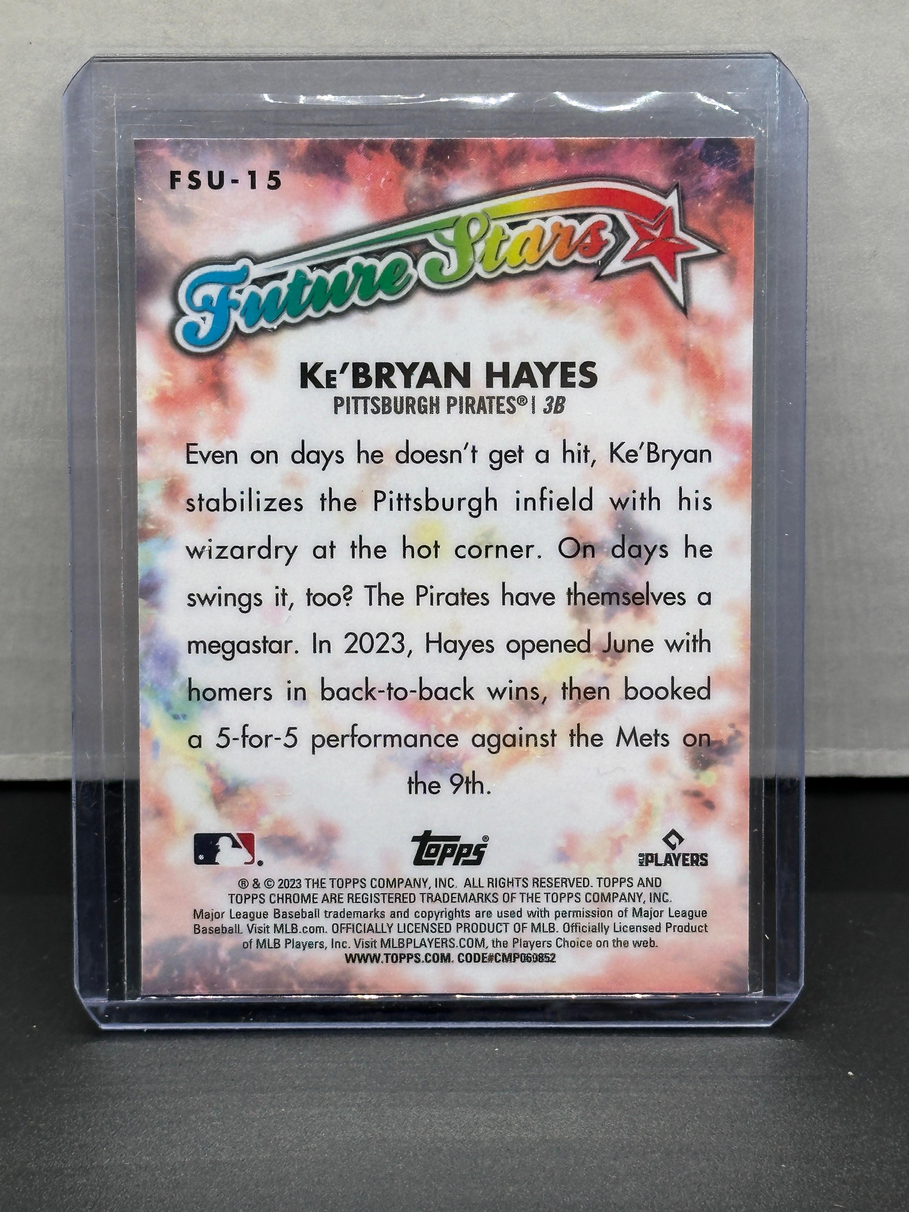 Ke'Bryan Hayes 2023 Topps Chrome Future Stars Refractor Insert #FSU-15