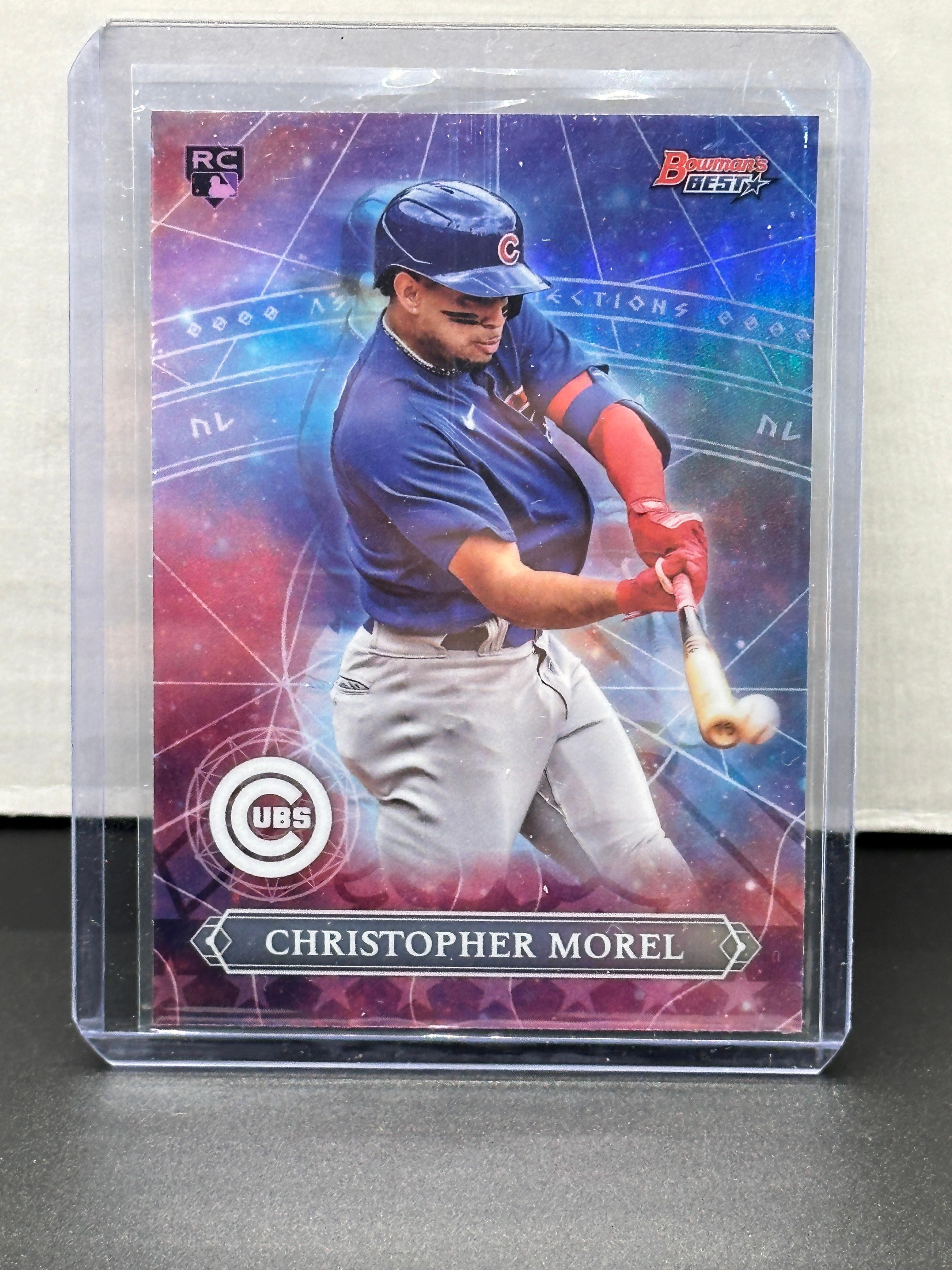 Christopher Morel 2023 Bowman's Best Astral Projections Rookie RC Refractor Insert #AP-6