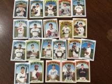 Lot of 20 Topps Heritage MLB Cards