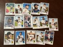 Lot of 16 Topps Heritage MLB Cards - Wheeler, Heyward, Greinke
