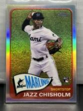 Jazz Chisholm 2021 Topps Chrome 1965 Redux Rookie RC Refractor Insert #TH65-2