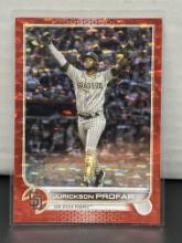 Jurickson Profar 2022 Topps Red (#41/199) Foilboard Parallel #US69