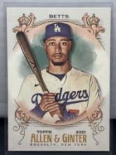 Mookie Betts 2021 Topps Allen and Ginter #92