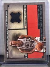 Richard Jefferson 2002-23 Fleer Showcase Basketball's Best Game Worn Warmups Patch #24