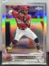 Jonathan India 2022 Topps Chrome Rookie Cup Refractor #182