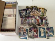 1 Row Bow Full of mainly MLB Baseball Cards, couple NBA Basketball Cards